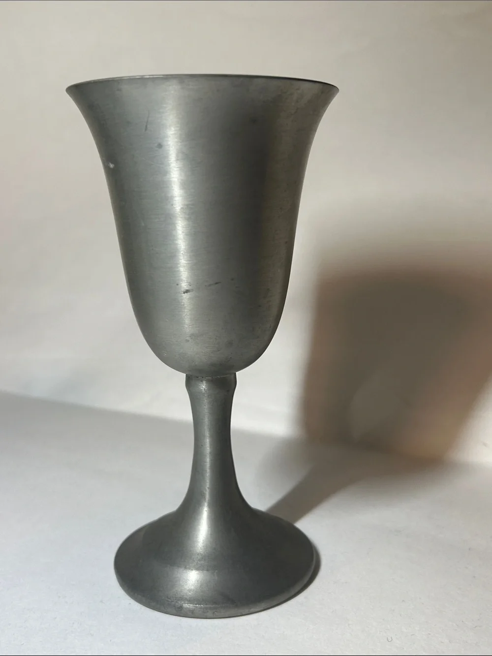 Towle Newburyport Pewter Small Pitcher / Creamer (Model 8644) & goblet